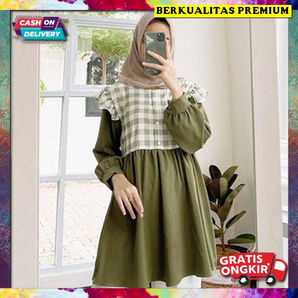 Tunic Wanita Import Tunix Waita Terbaru Tunic Atasan Muslim Baju Tsnik Korea Style Bj Tunik Kerja At