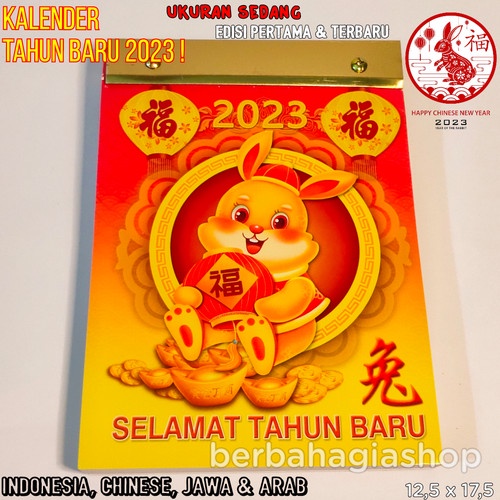 Kalender Harian  2023 365 lembar Kalender 2023 Cina Jawa ARAB Lengkap Terbaru kalender dinding Kalender sobek imlek tanggalan harian
