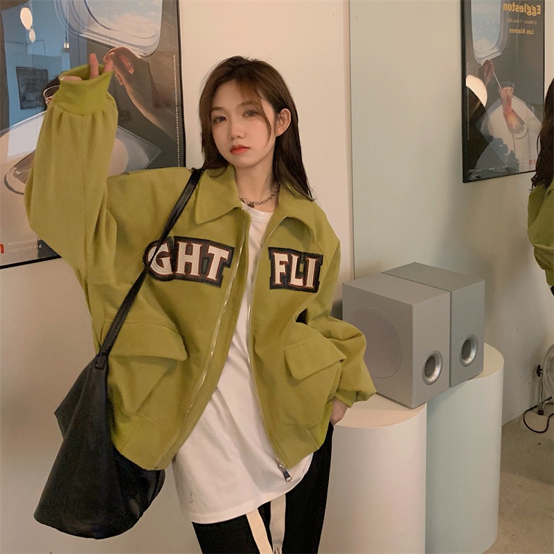 Jaket Wanita Terbaru Lengan Panjang Fashion Jacket Korean Style