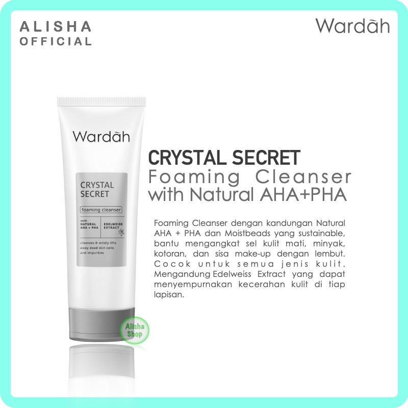 ★ BB ★Wardah Crystal Secret Melting Milk Cleanser | White Secret Pure Brightening Cleanser - 100 ml