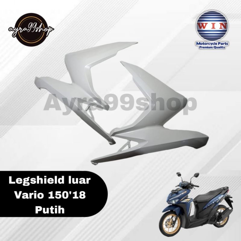 legshield Luar Besar Cover Honda Vario 150/125 Sayap Samping Kanan Kiri Merk WIN All New Body Depan