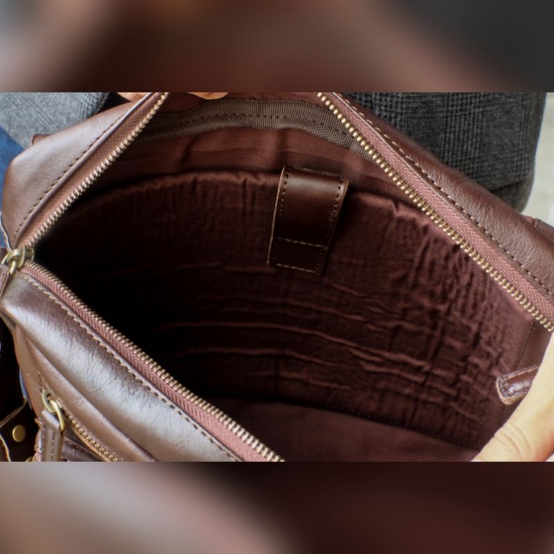 AIRA | Tas Kulit Asli Pria Slingbag Marco