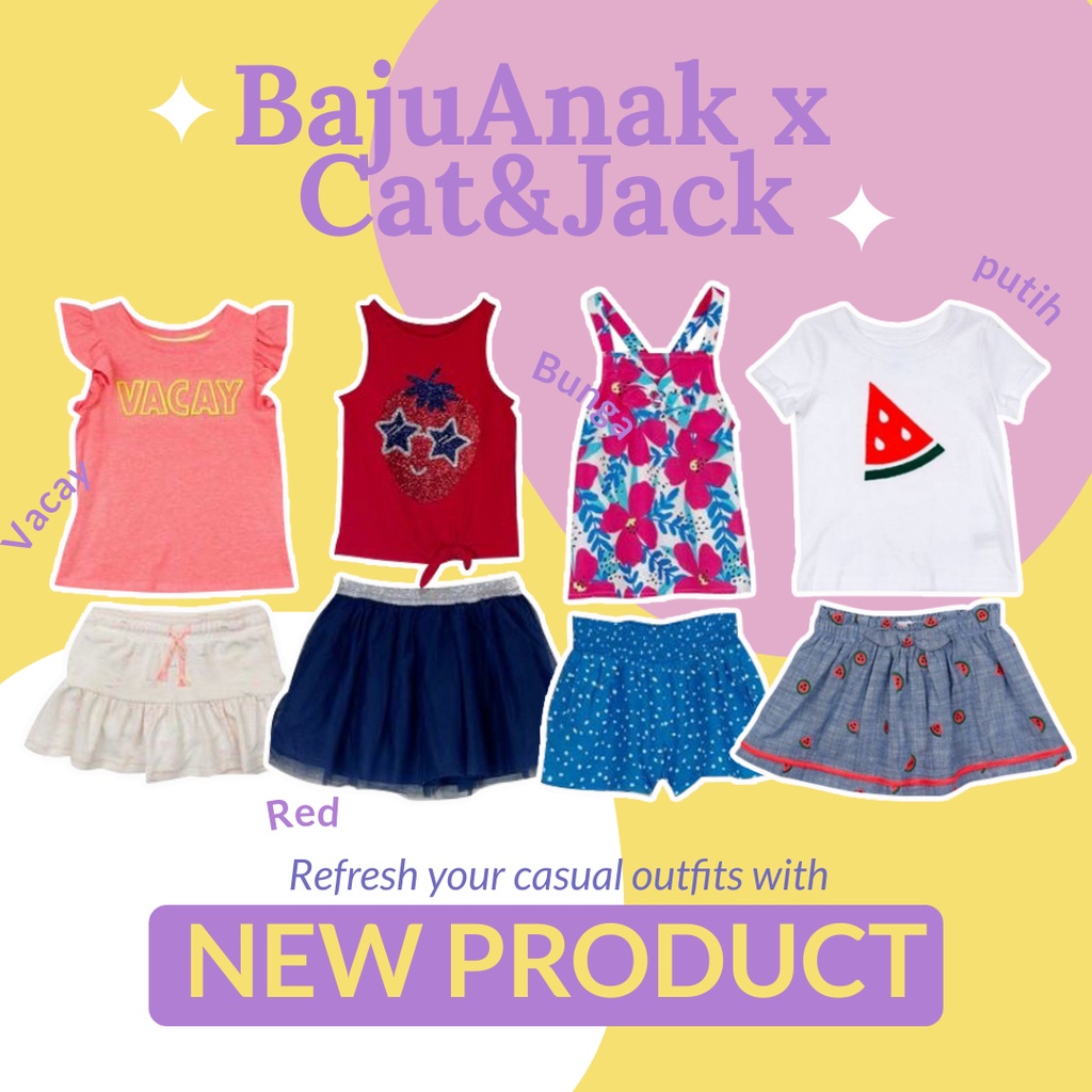Setelan Anak Perempuan Cat & Jack