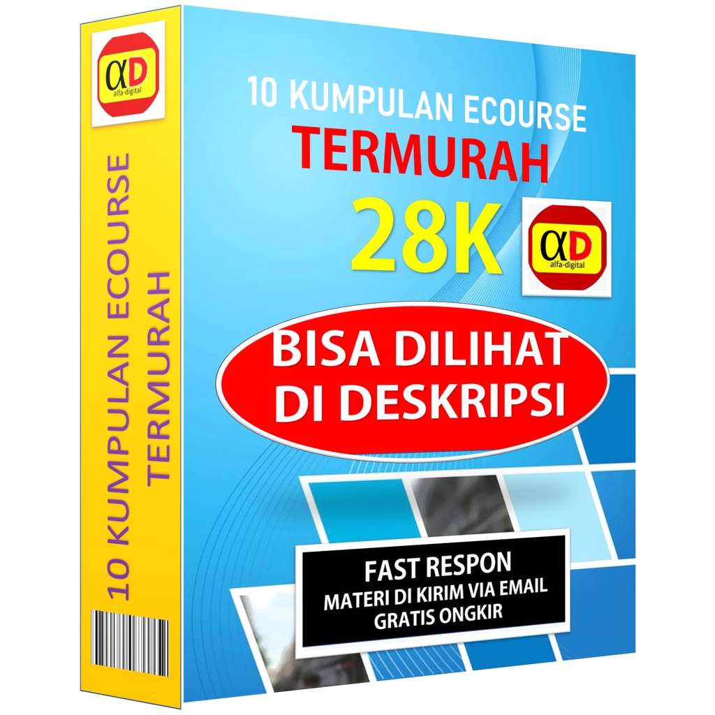 ECOURSE : 10 KUMPULAN ECOURSE TERBAIK DIGITAL MARKETING BISNIS ONLINE