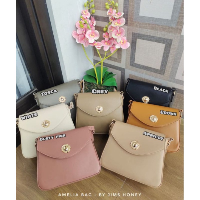 AMELIA ❤️ GRATIS BOX ❤️ BAG JIMSHONEY TAS ORIGINAL IMPORT UNTUK DAYLI