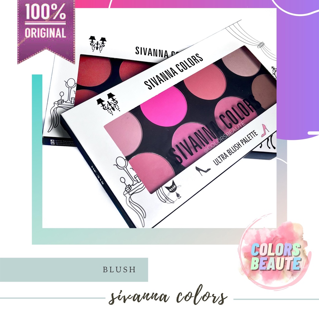 SIVANNA COLORS Ultra Blush On Pallete