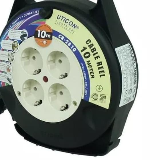 Roll Kabel Uticon 10m Kabel Gulung Sambungan Kabel Uticon 10 meter