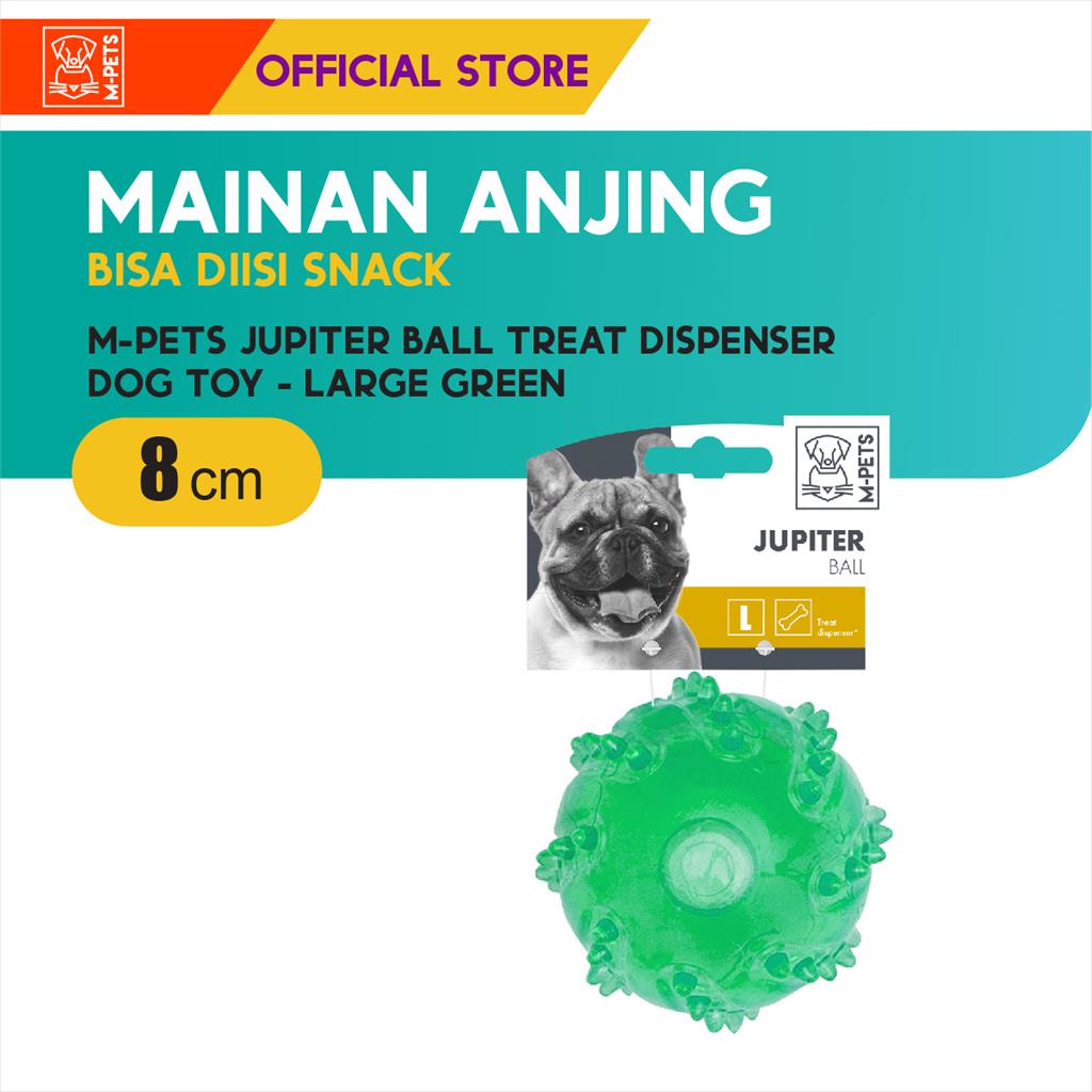 M-Pets Jupiter Ball Treat Dispenser Large / Mainan Gigit Anjing