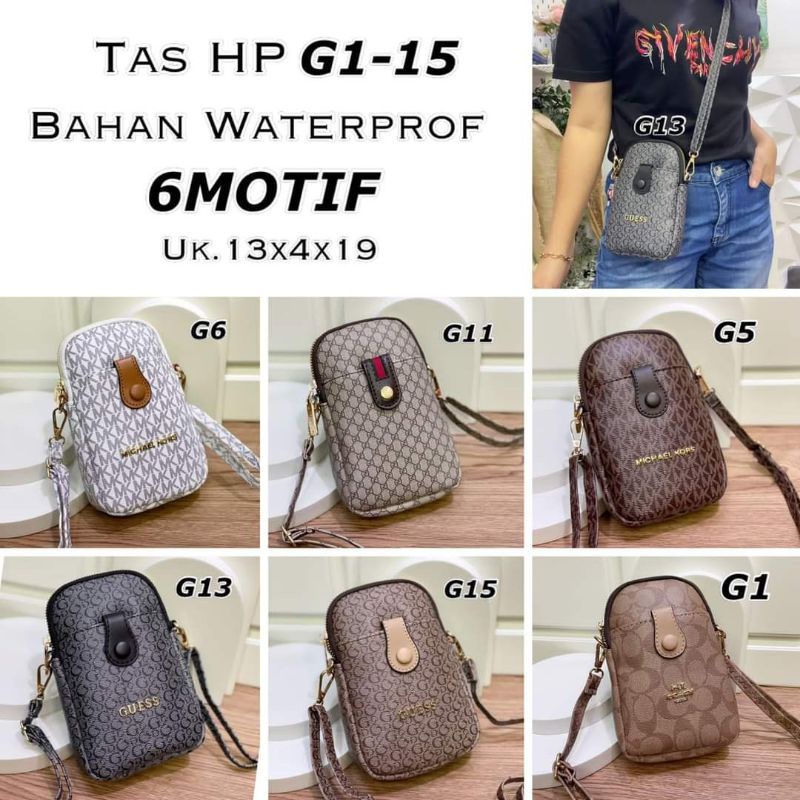 NEW ITEM tas hp / hpo sling bag phone / tas hp / tas sling / tas selempang 1 ruang import kode G1-15