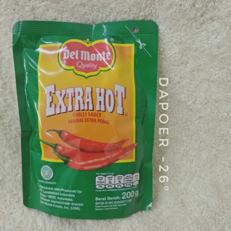 

DAPOER26 - DELMONTE Chili Extra Hot 200g