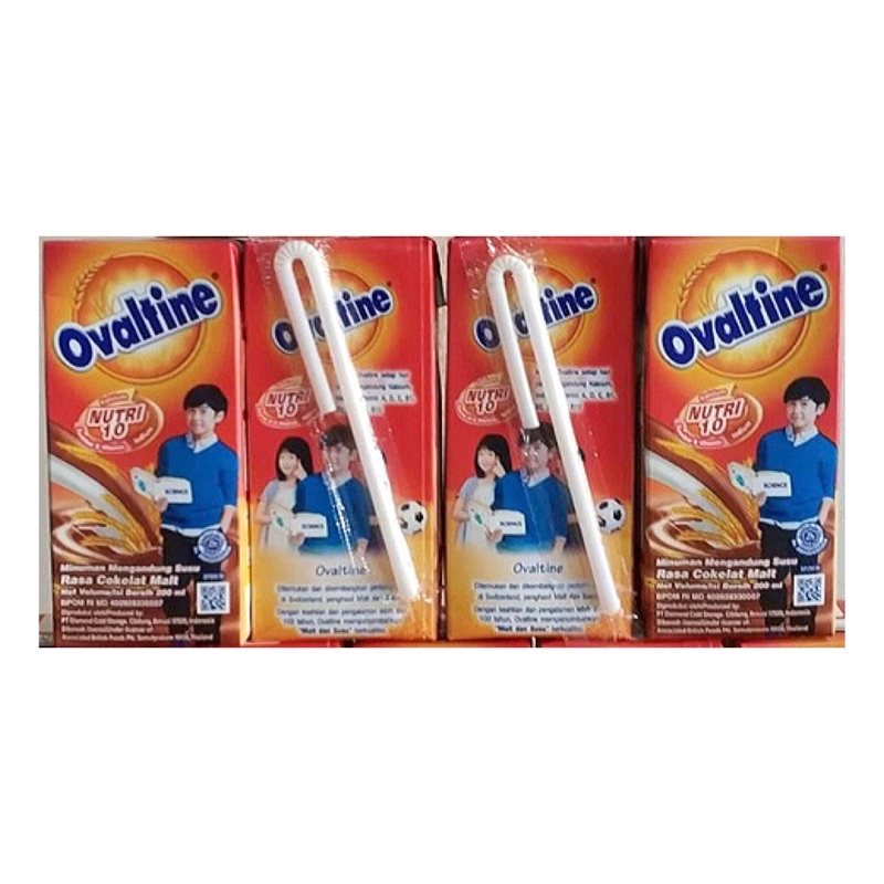 

OVALTINE Susu Rasa Cokelat Malt 200ml (4 Pcs) / OVALTINE / Susu / Rasa / Cokelat / Malt / 200ml