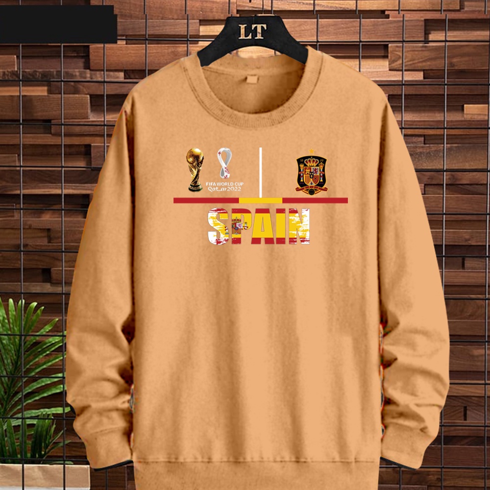 SWEATER PRIA / WANITA /UNISEX EDISI KHUSUS PIALA DUNIA 2022 SPAIN