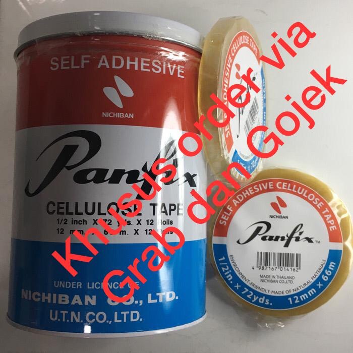 

Perekat Isolasi Panfix 1/2 Inch * 72 Yard Khusus Order Via Grab / Gojek