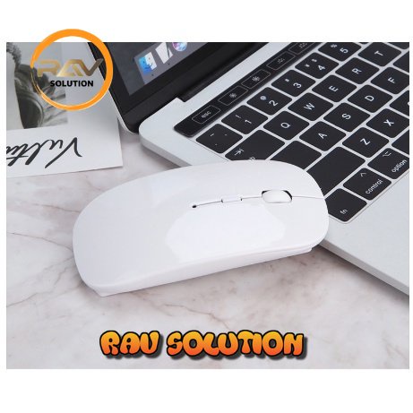 mouse wireless gaming 2.4G murah slim  free bateari  - RAV SOLUTION
