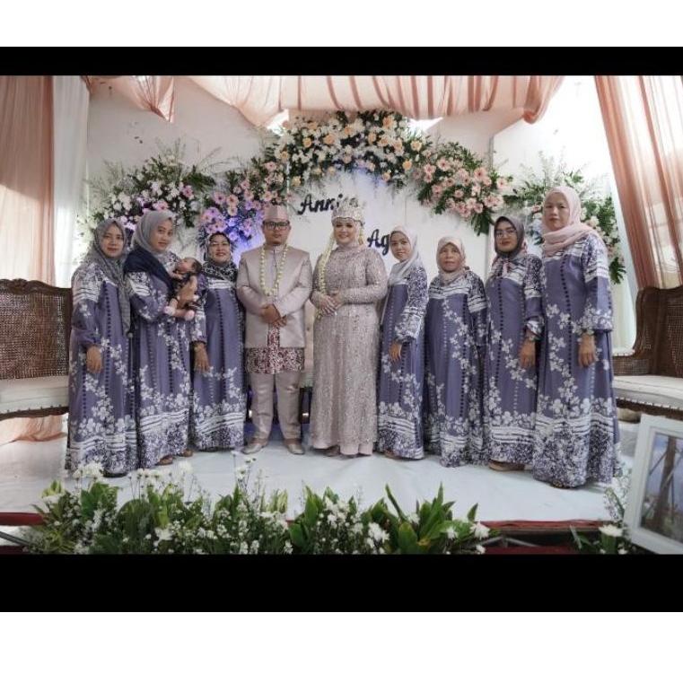 TERMURAH 8025 NEW MOTIF [REALPICT] GAMIS MAXMARA LUX/ MOTIF/ TERBARU/ 2021/ GAMIS ㄳ