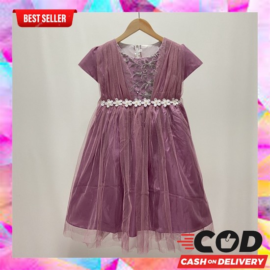 Dress Anak Perempuan Import Korea 7 8 9 10 11 Tahun Premium Lucu Murah Lamiah.Id - Dress Anak / Gaun