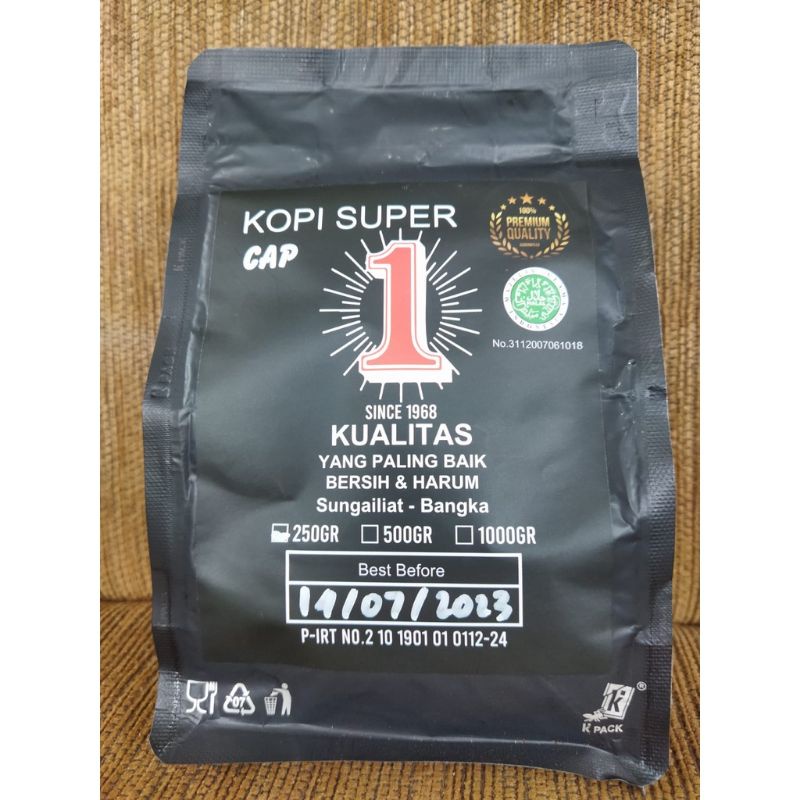 

Kopi Bubuk Super Cap 1 250 gr Asli Bangka