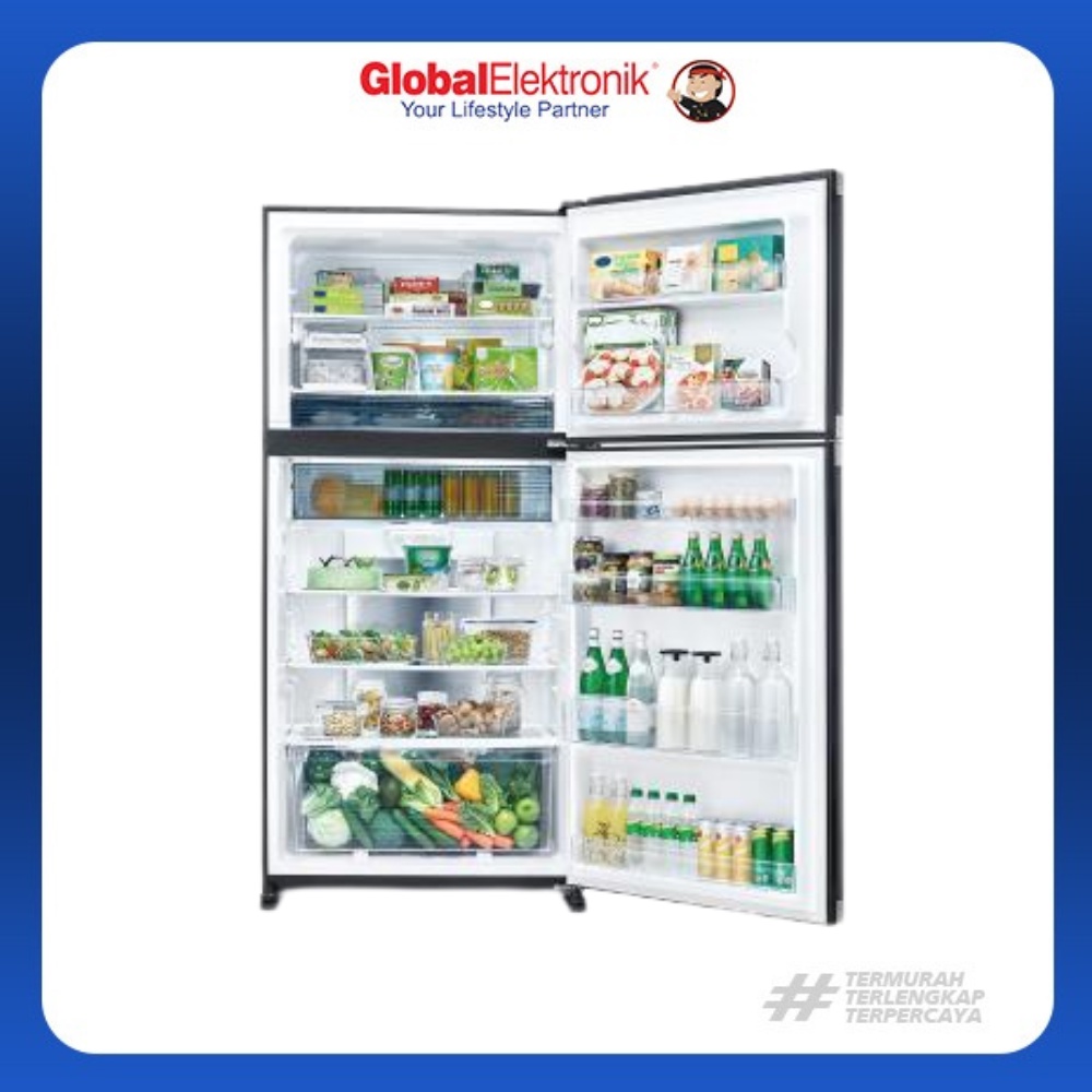 SHARP Kulkas 2 Pintu SJ-IG762PM-SL