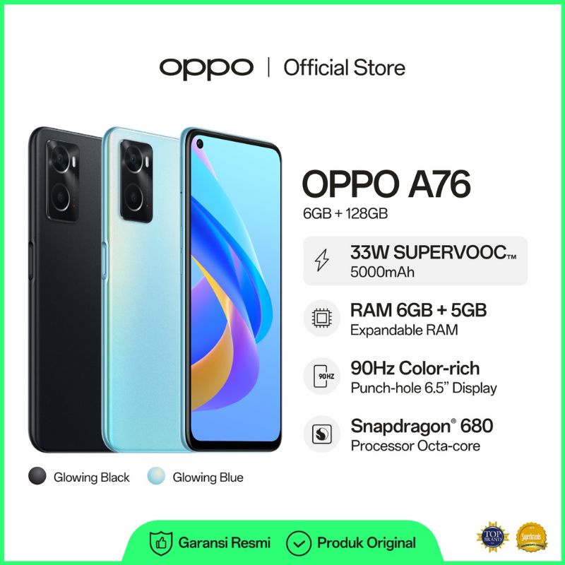 Oppo a76 ram 6/128