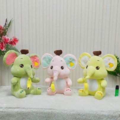 Boneka Gajah Pisang Size 14&quot;/36cm/boneka elephant/boneka animal/bineka anak lucu/kado ultah