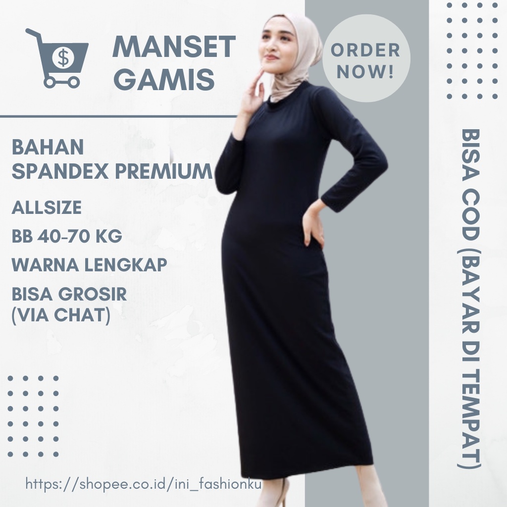 INF ( BISA COD ) MANSET GAMIS DALAMAN KAFTAN / GAMIS COCOK SEMUA ACARA BISA GROSIR