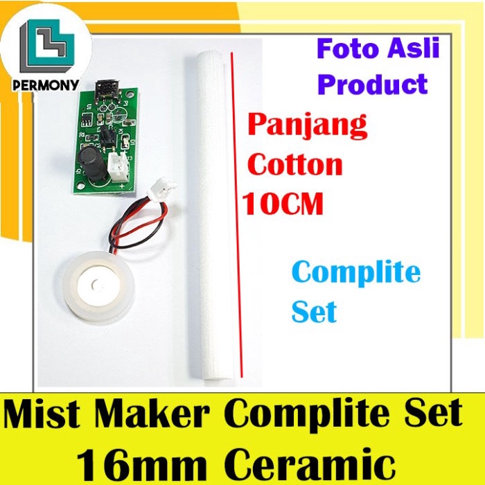 Mist Maker Module + Ceramic 16Mm Fog Fogger Mesin Kabut 16 Mm