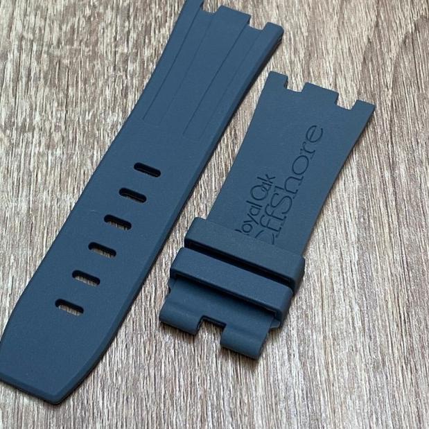 STRAP-TALI JAM TANGAN AP-AUDEMARS PIGUET RUBBER - Hitam