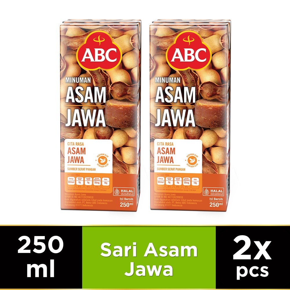 

ABC Minuman Sari Asam Jawa 250 ml x 2 pcs