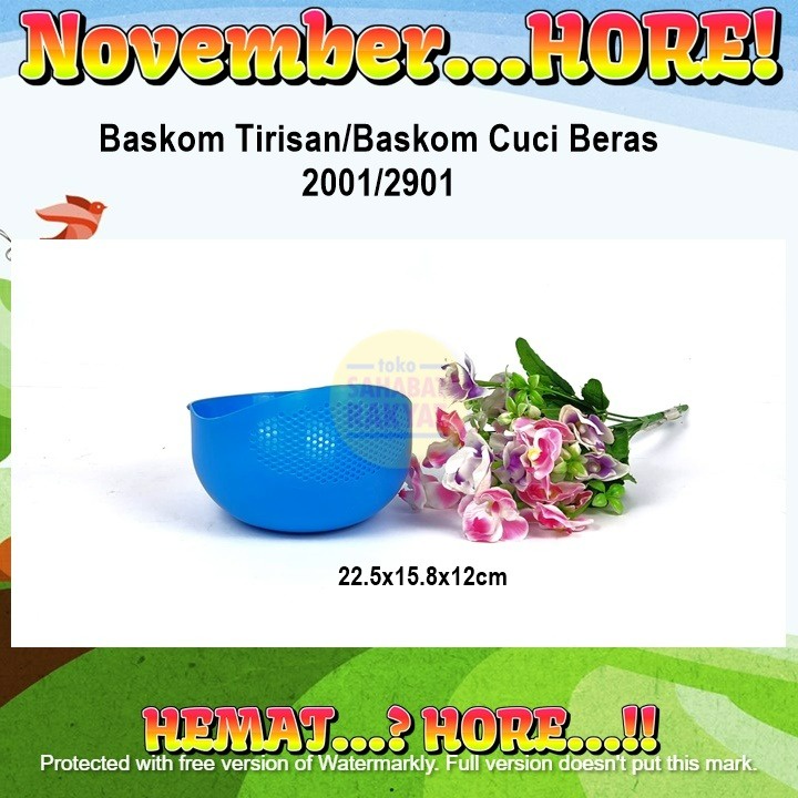 Baskom Tirisan/Baskom Cuci Beras 2001/2901