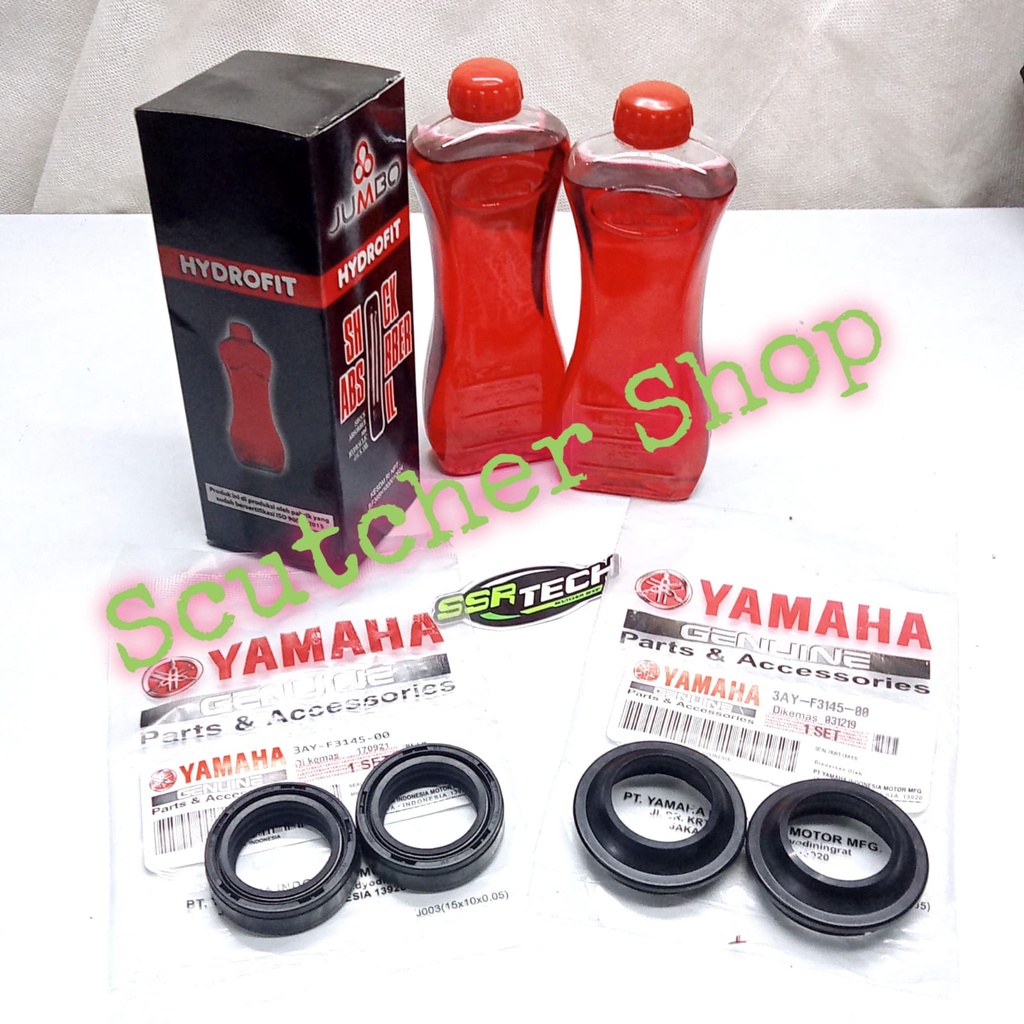 seal shock tutup abu shock mio fino Nouvo x ride Vega Jupiter