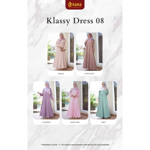 Gamis Premium Klassi Dress 08 Mint by Keke|Gamis Syari|Gamis Muslimah|Gamis Kekinian|Gamis Branded|G