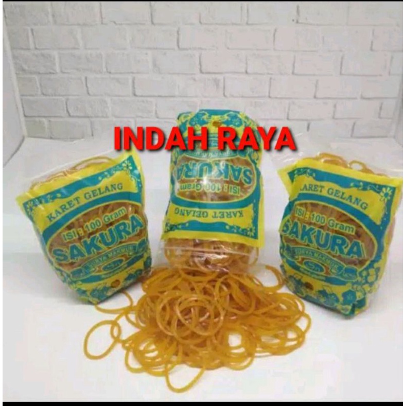 karet gelang sakura 100gram (kuning)