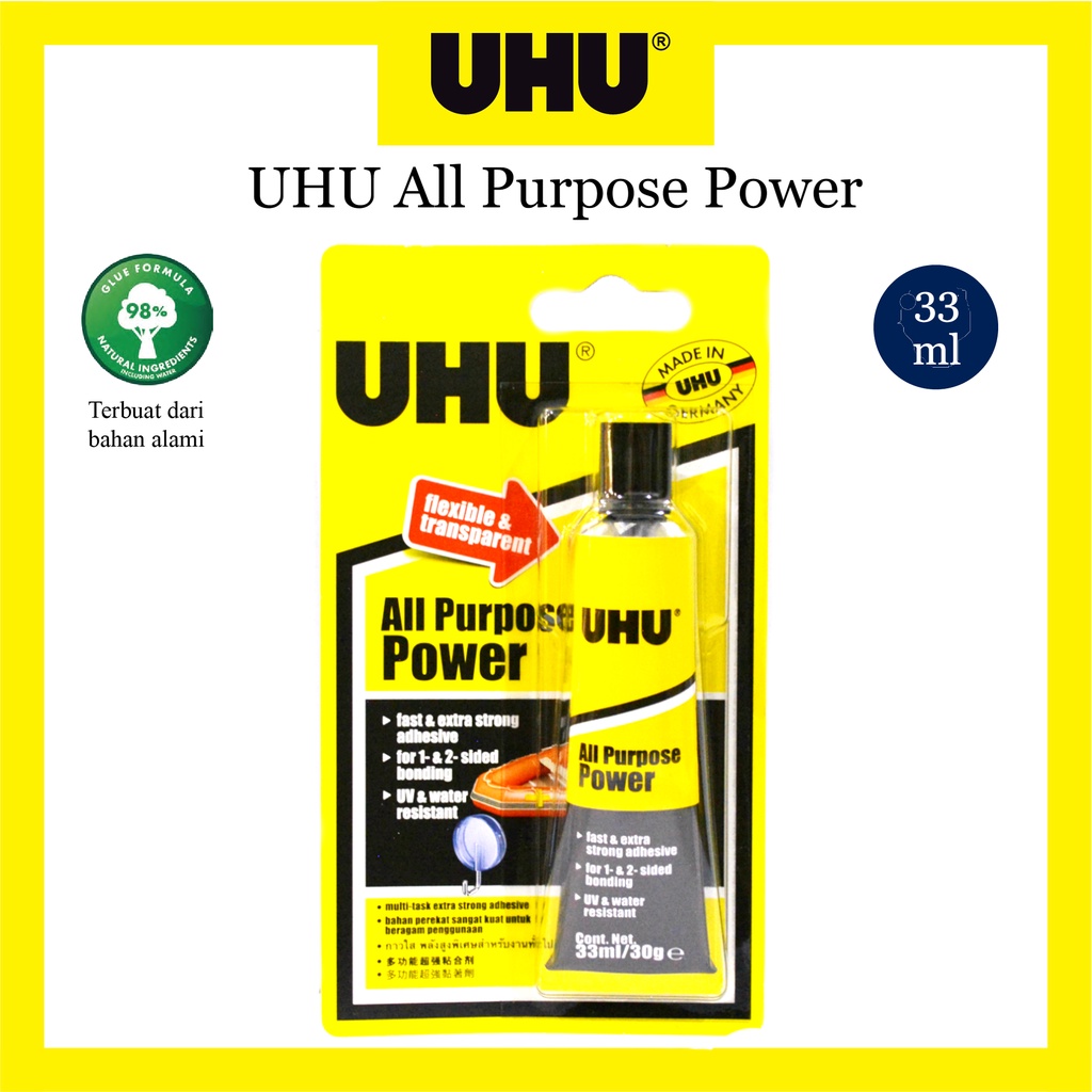 

Lem UHU House Hold All Purpose Power / Adhesive Original Made In Germany