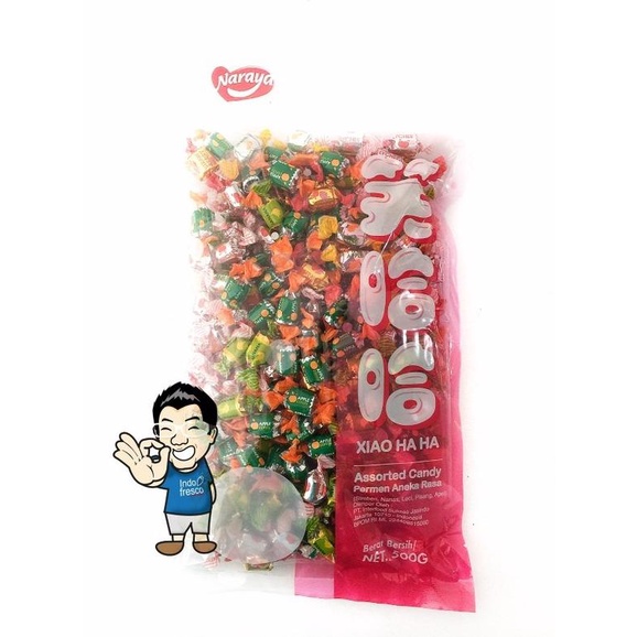 

TERMURAH Naraya Xiao Ha ha Assorted Candy- Permen aneka rasa 500g /PERMEN LUNAK/PERMEN VIRAL/PERMEN MILO/PERMEN YUPI/PERMEN JADUL/PERMEN KARET