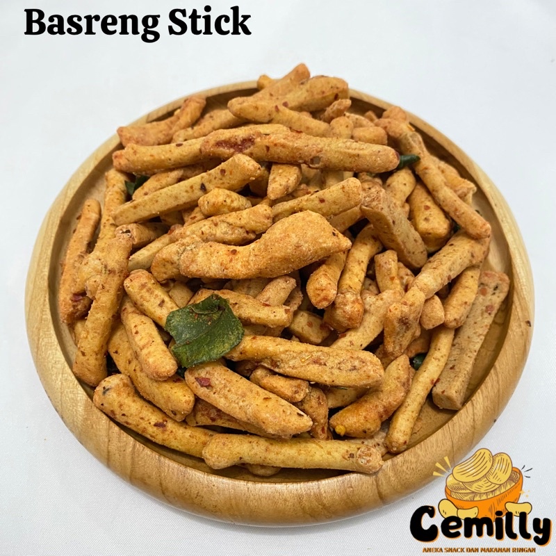 

[CEMILLY] 1000gr Basreng Stik Pedas Cemilan Snack Kiloan