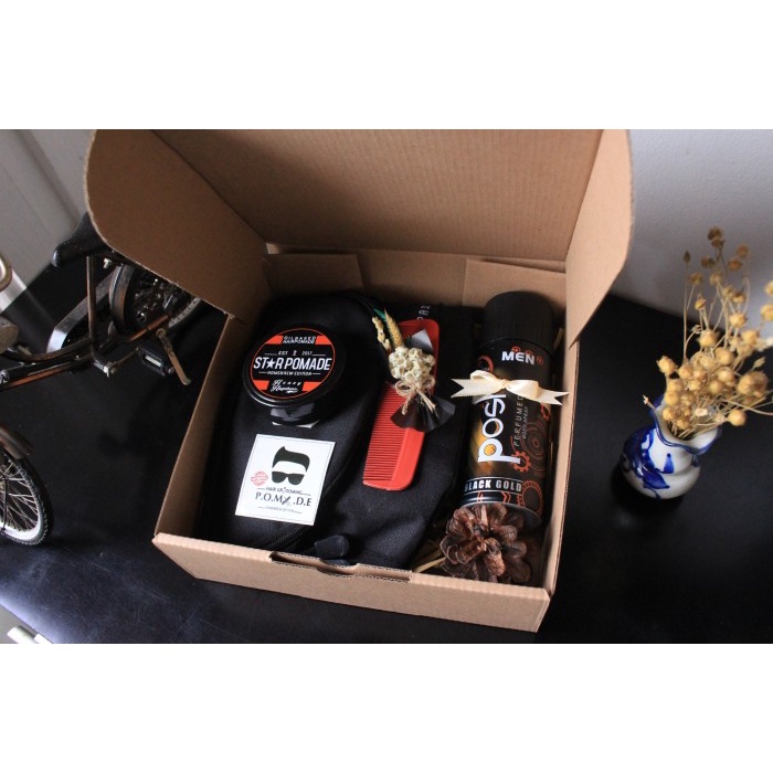 

(COD) HADIAH SPESIAL PRIA | HAMPERS MURAH COWOK | KADO PRIA TAS PARFUM SISIR