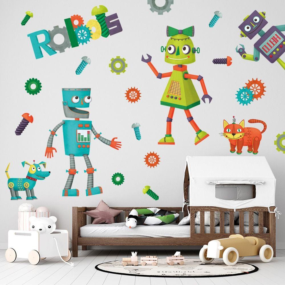 R-flower Wall Sticker Creative Dots Anti Air Dekorasi Rumah Tk Decal Stiker Pintu Kamar Anak