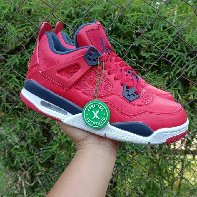 Sepatu Nike Air Jordan 4 Retro Fiba Gym Red Atormelzi