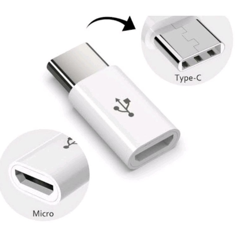 KONEKTOR KONVENTER MICRO USB KE TIPE C USB