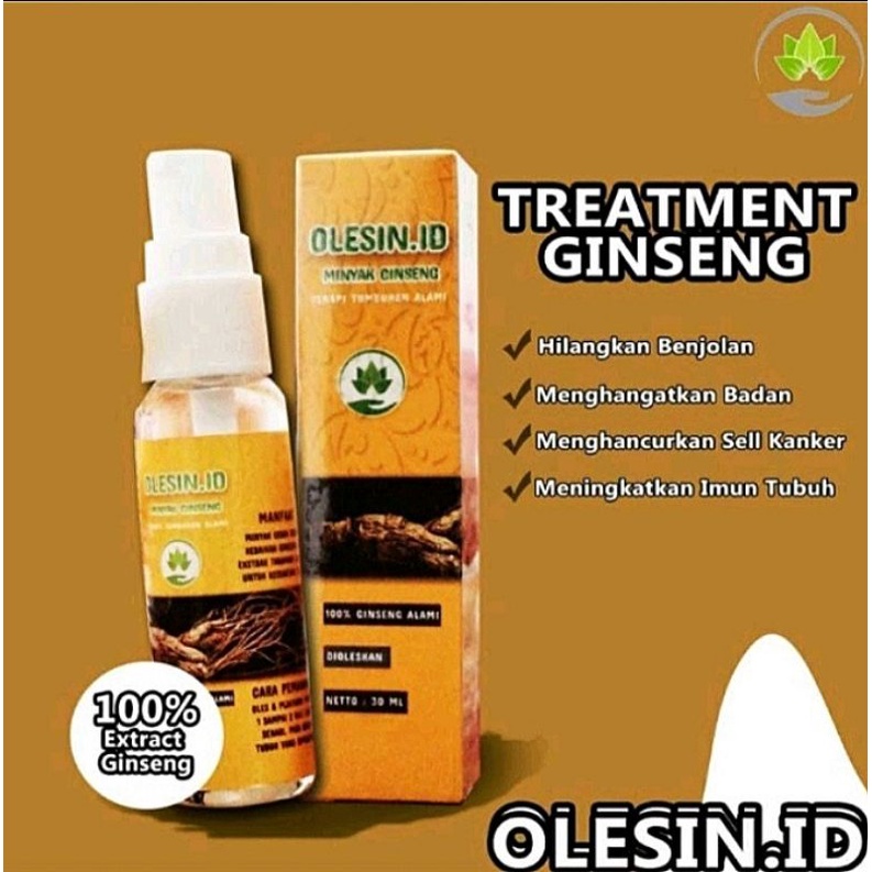 Olesin Id Minyak Gingseng Original Obat Benjolan Dan Kesehatan Treatment Kelenjar Getah Bening BPOM