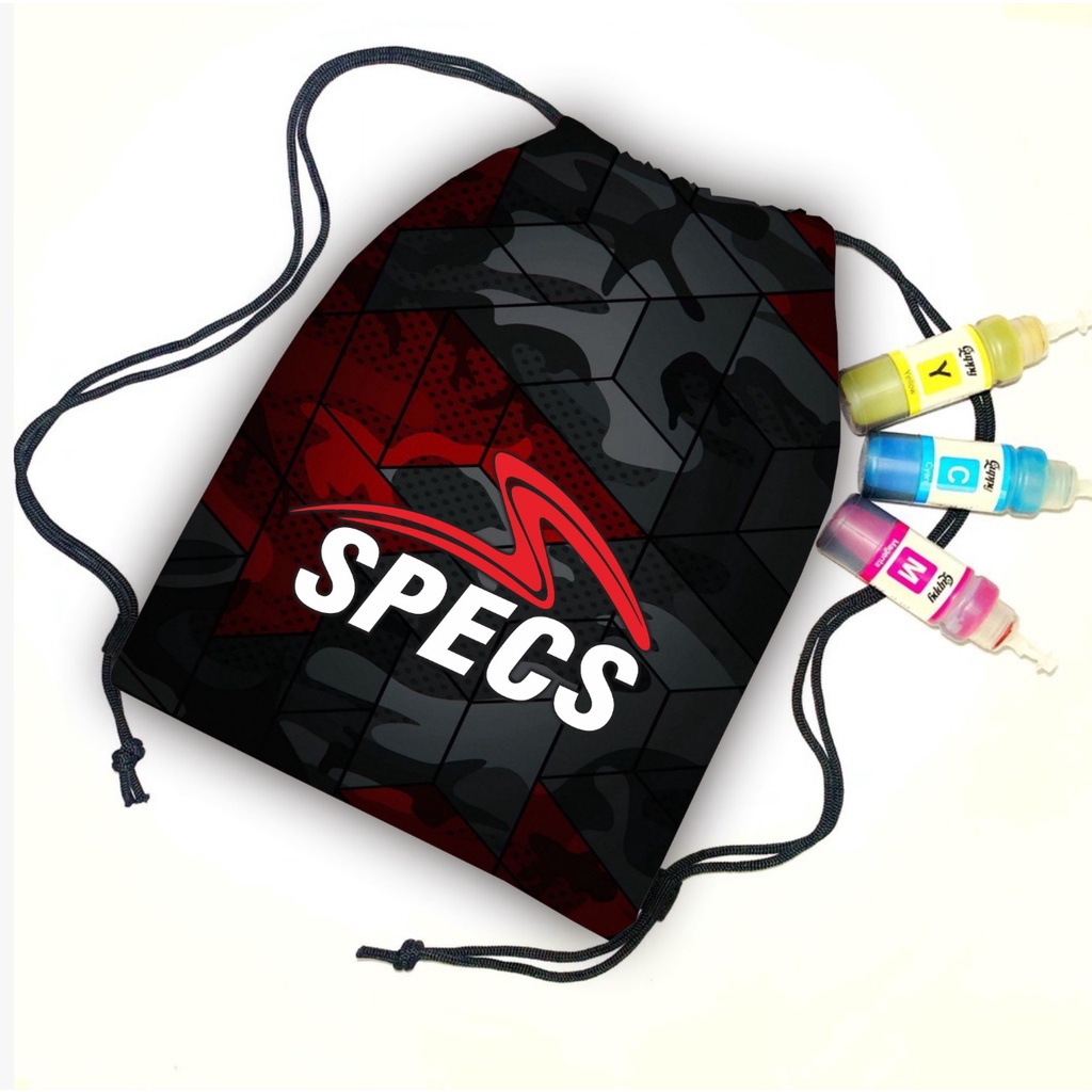 Tas Serut Specs Futsal Sepak Bola Olahraga / Tas Gymsack Tas Sepatu Futsal Multifungsi