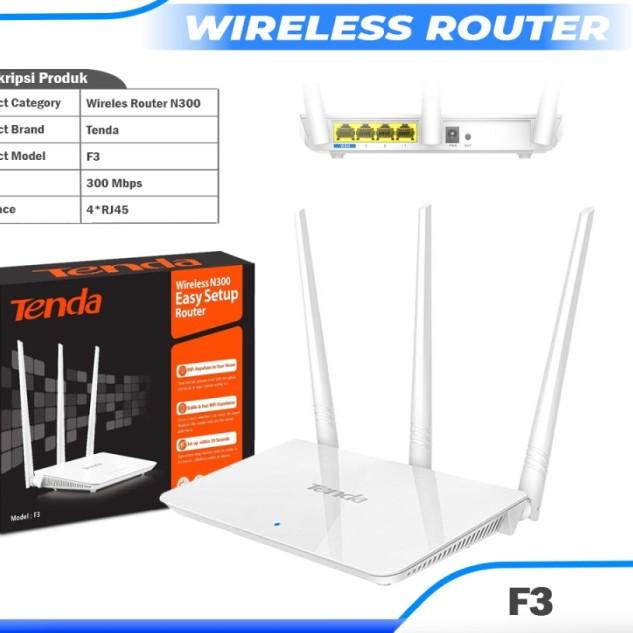 Tenda F3 Wireless Router - Tenda F3