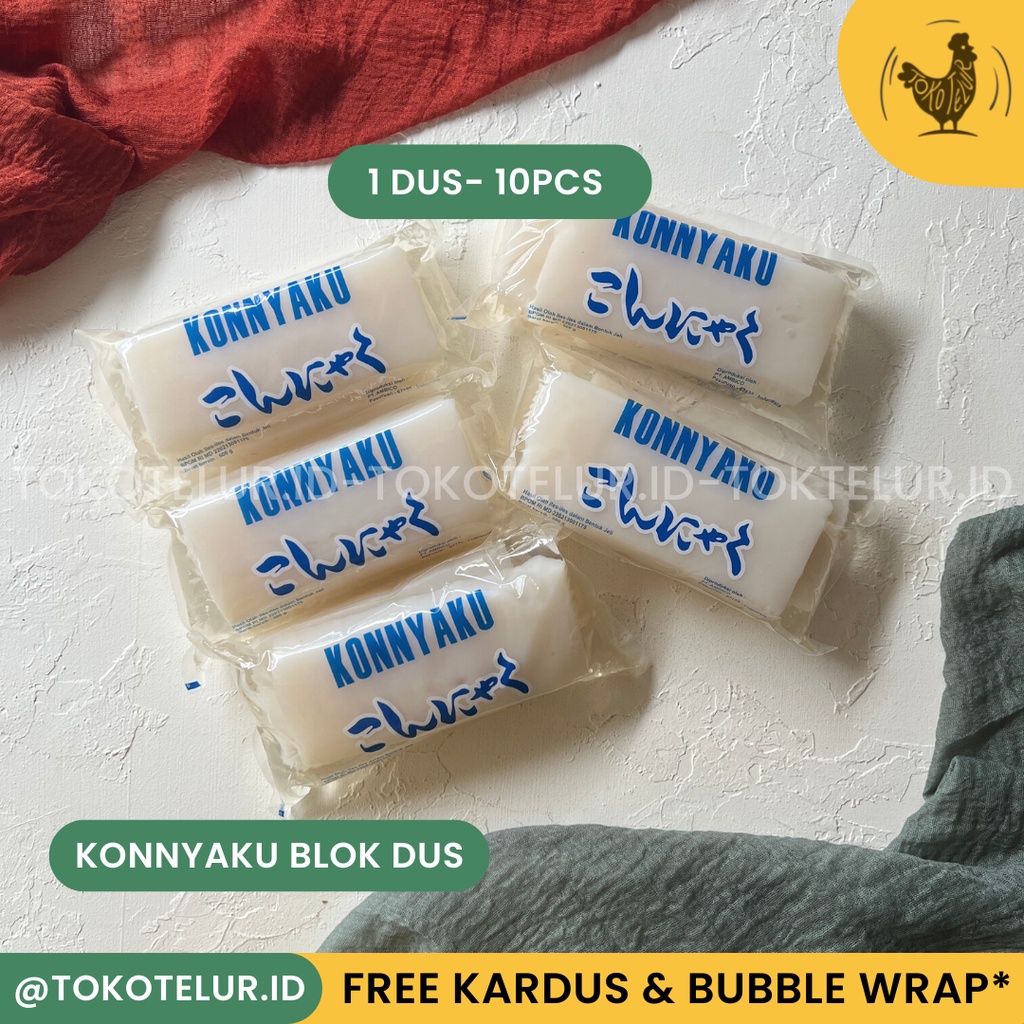 Konnyaku Blok (Shirataki Konnyaku Low Carbs-Ketogenic) PerDus/Carton