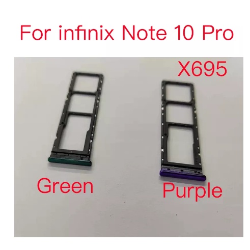 Slot Tempat Dudukan Simcard Simtray Sim Tray Card Lock Infinix Note 10 Pro X695