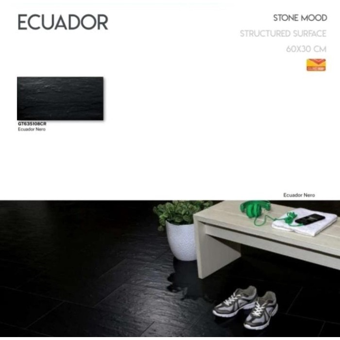 Roman Granit dEcuador Nero 60x30 GRADE A
