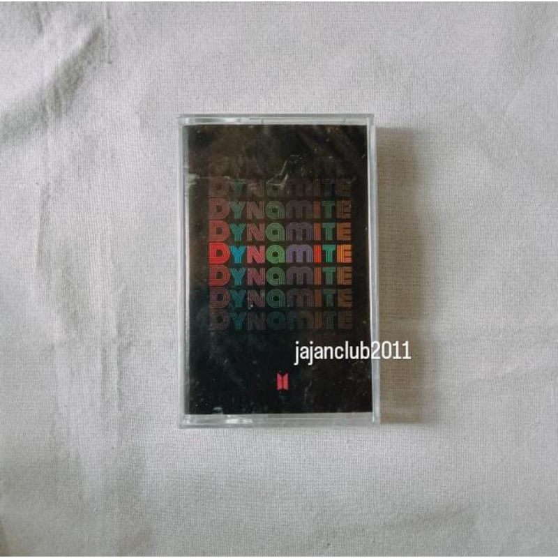 BTS Dynamite Merch Cassette