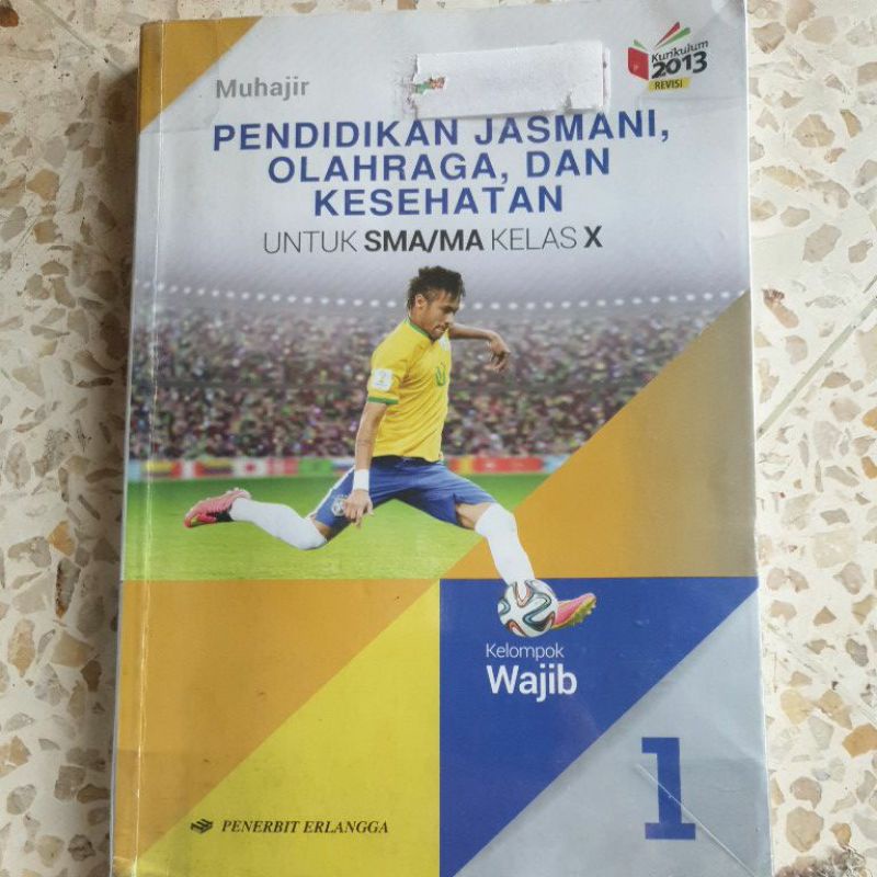 Buku PJOK/ buku olahraga kelas 10 erlangga