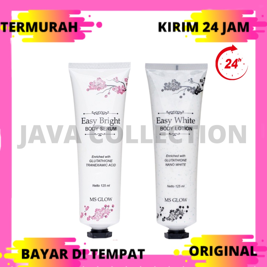 MS GLOW Body Lotion/Serum - Paket Body easy white ms glow