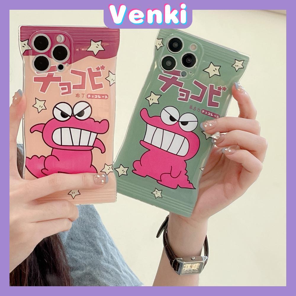 Case For iPhone 14 Pro Max Soft TPU Glossy Case Snack Bag Cartoon Dinosaur Biscuit Camera Protection Airbag Shockproof For iPhone 14 13 12 11 Plus Pro Max 7 Plus X XR