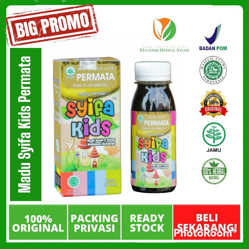 Madu Syifa Kids Permata Madu Herbal Syifa Kids Mata Sehat